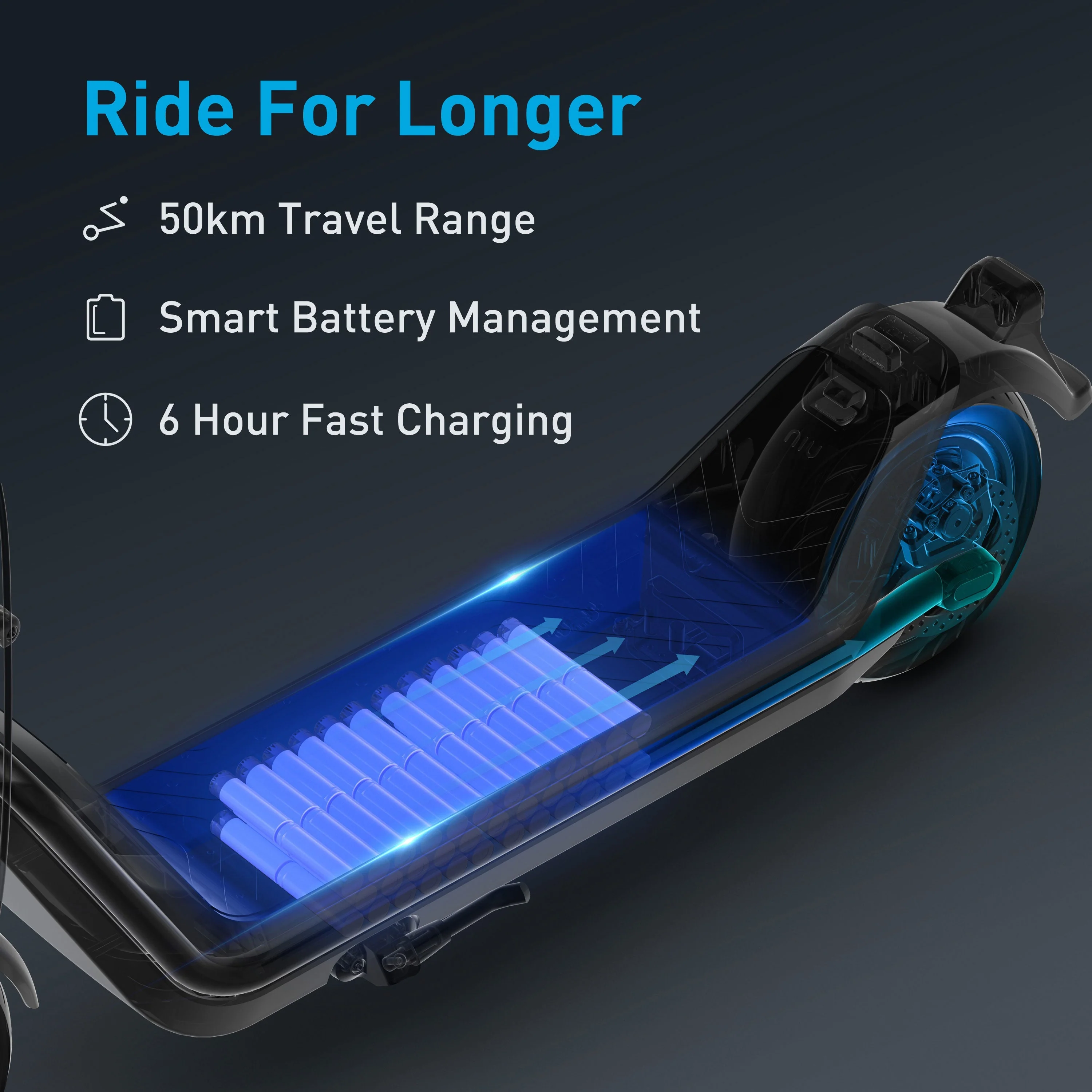 NIU KQi3 Pro Elektrotretroller | Reichweite 50km - Image 8