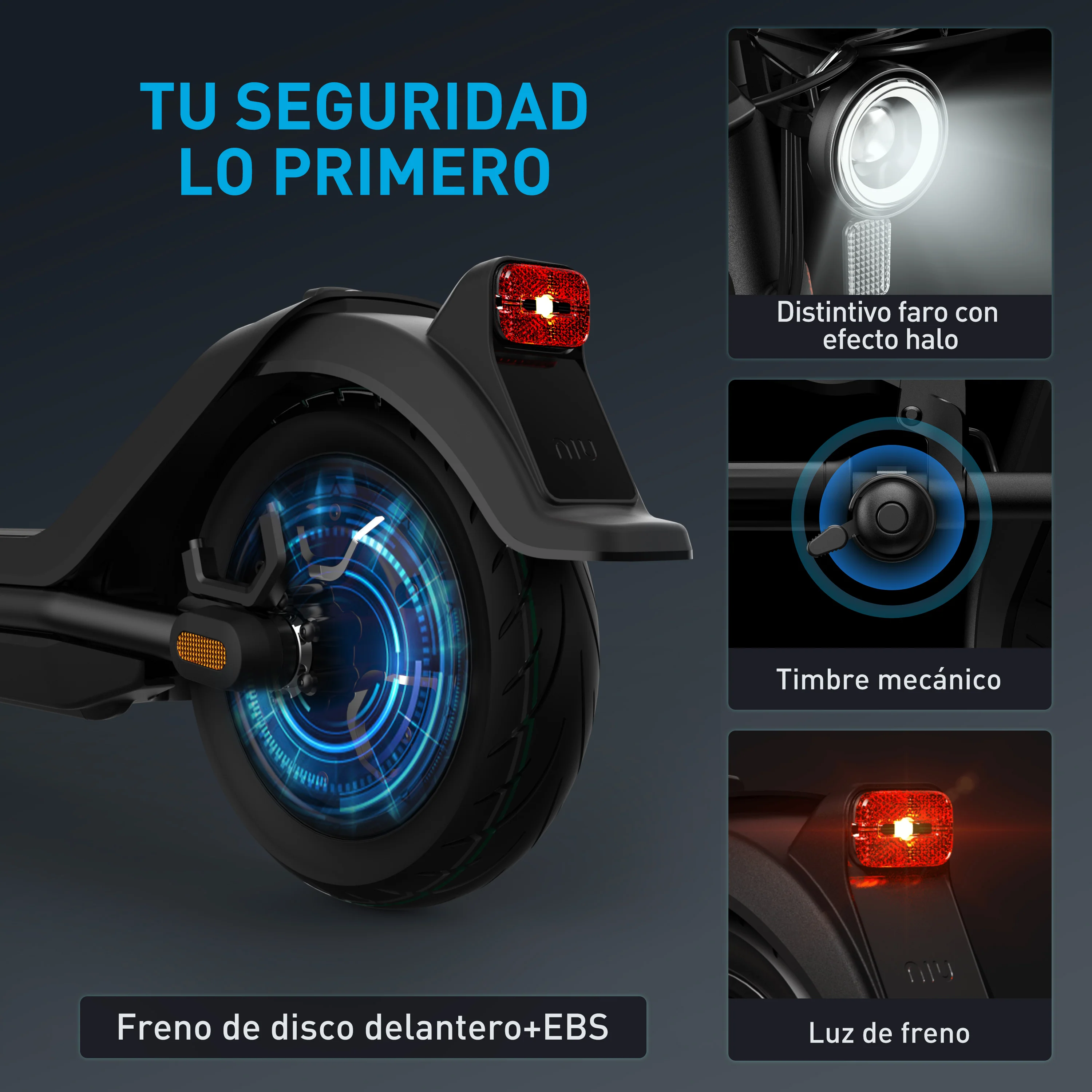 NIU KQi3 Pro Patinete Eléctrico | Autonomía 50km - Image 8