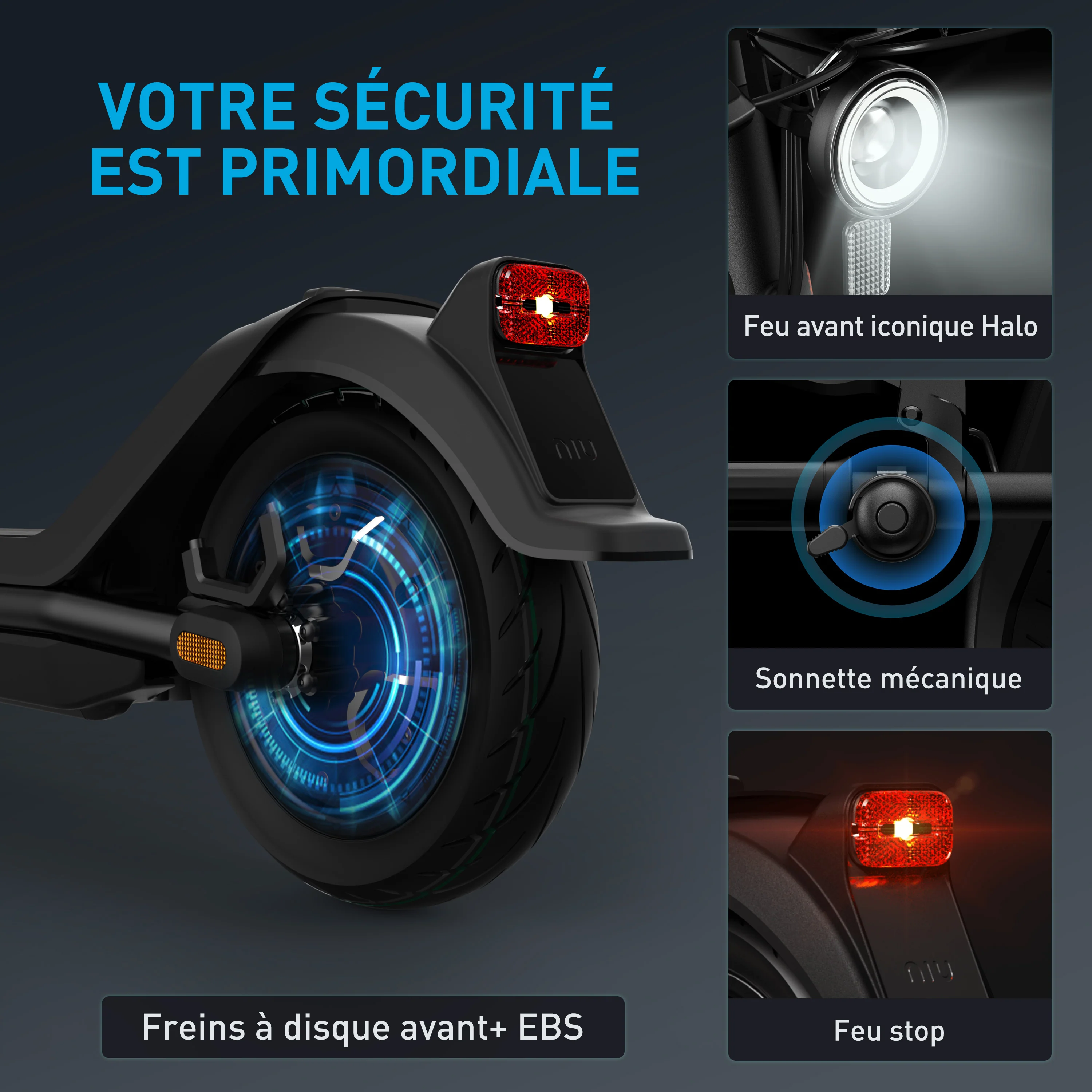 NIU KQi3 Sport Trottinette électrique | Autonomie 40km - Image 10